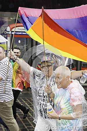 Liverpool Pride - Love is no Crime Editorial Stock Photo